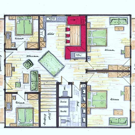 Ferienwohnung Breierhof Zell am Ziller Zimmer foto